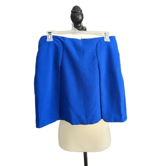 Banana Republic Women’s Sz 6 Blue Mini Pencil Skirt - Picture 2 of 10
